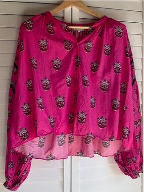 RHODE Rhea top on Marigold flowed size S